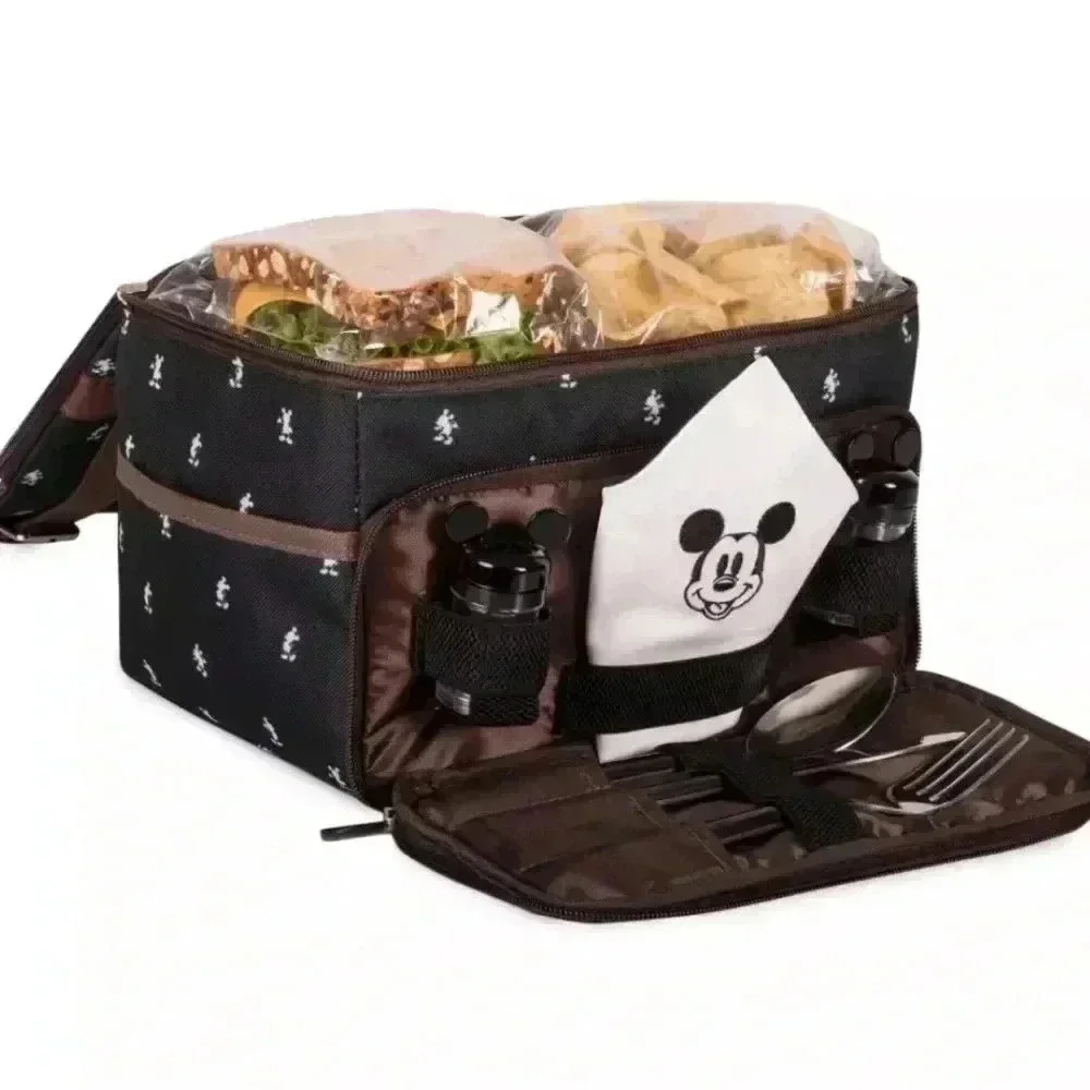Mickey Mouse Lunch Box with Utensils